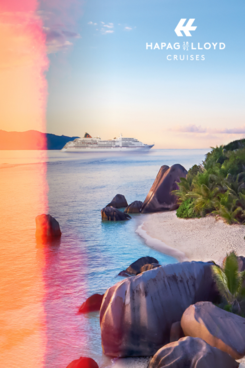 Hapag Lloyd Schiff Europa auf See